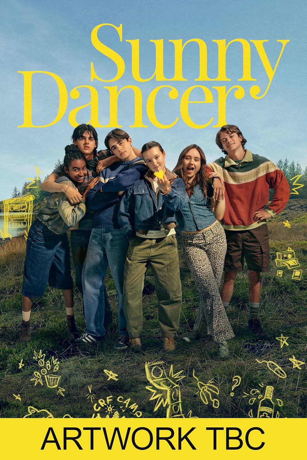 Sunny Dancer" Blu-ray cover featuring six young people in a grassy field.
