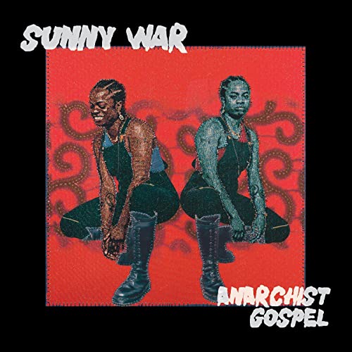 Album cover for Sunny War’s “Anarchist Gospel” featuring two kneeling figures.
