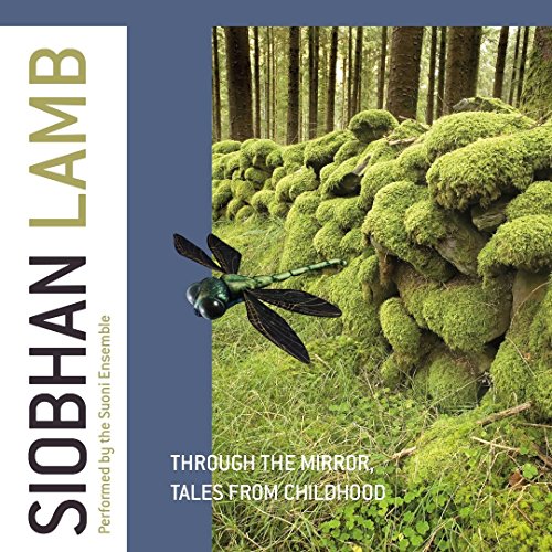 CD cover with a green dragonfly over mossy rocks in a forest.