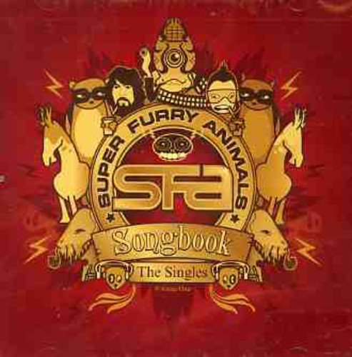 CD cover for Super Furry Animals’ “Songbook The Singles” album.