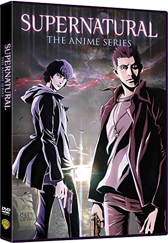 DVD cover for "Supernatural: The Anime Series" featuring two male characters.