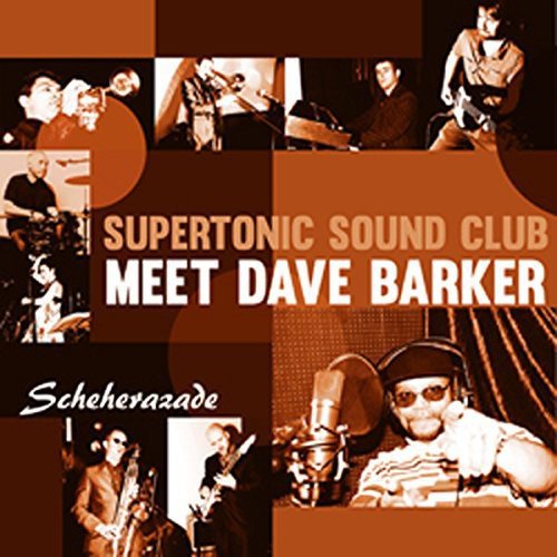 Record cover featuring a collage of musicians and text: "Supertonic Sound Club.