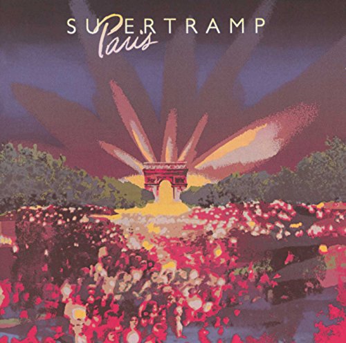 Album cover art depicting the Arc de Triomphe with a sunset and crowd below.