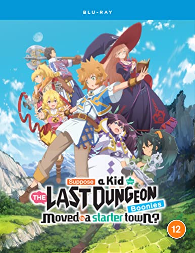 Blu-ray cover featuring anime characters with a fantasy landscape background.