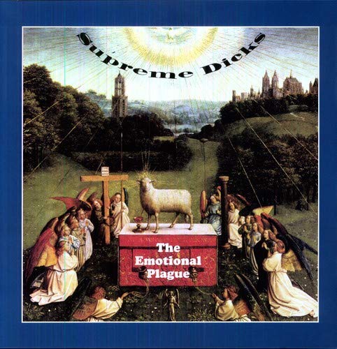 Album cover: landscape with figures, a lamb, and religious iconography.