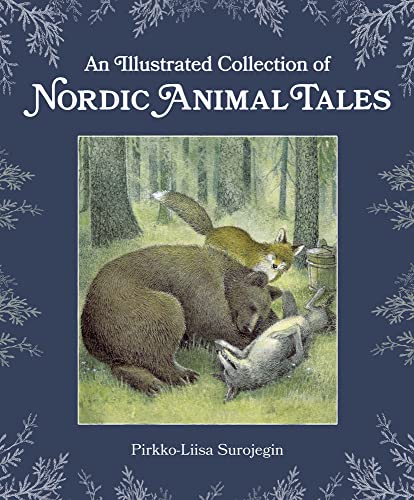 Book cover: illustrated bear, fox, and hare in a forest scene.