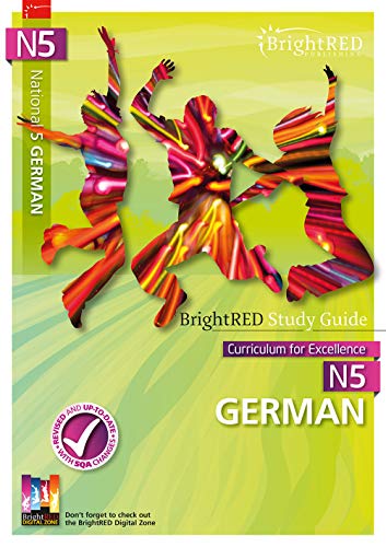 National 5 German study guide cover with colorful dancing silhouettes.