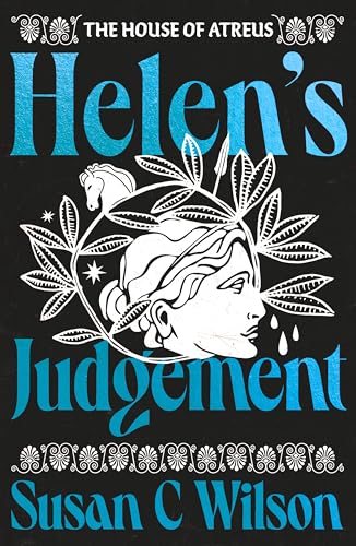 Book cover: "Helen's Judgement" with a profile of a woman and horse.