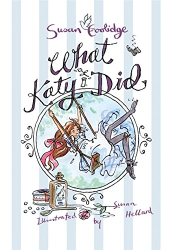 Book cover: “What Katy Did” with illustrated girl in a circular frame.