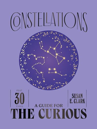 Book cover titled Constellations featuring a circular star map on a light purple background.