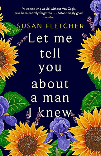 Book cover with floral border and white title text on dark blue.