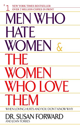 Book cover with bold red and purple text: "Men Who Hate Women & The Women Who Love Them.