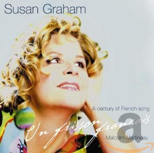 CD cover featuring portrait of singer Susan Graham with colorful accents.