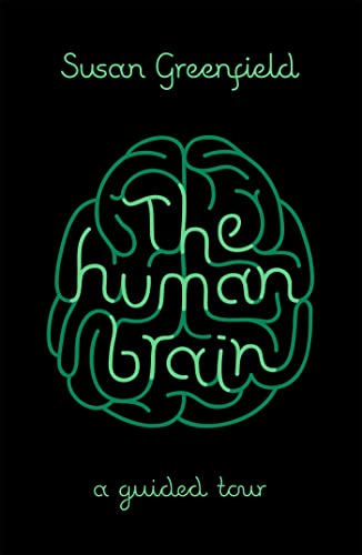Book cover: green brain illustration with title "The Human Brain.
