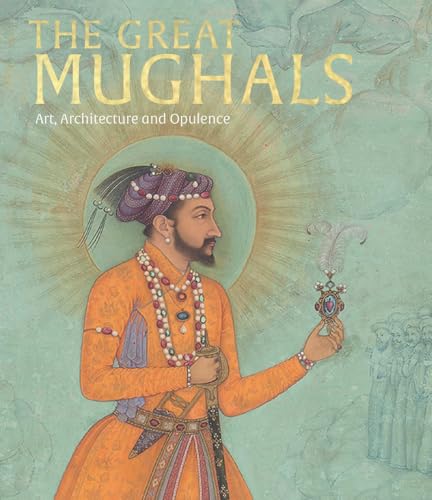 Book cover featuring a Mughal emperor in ornate clothing and jewelry.