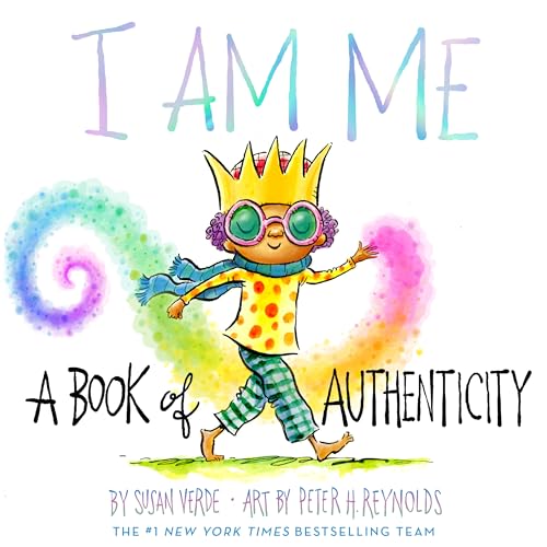 Book cover with colorful illustration of a child wearing a crown.