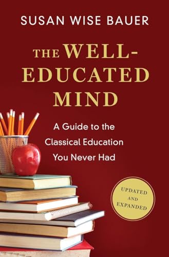 Book cover: stacked books, apple, pencils, and gold title text.
