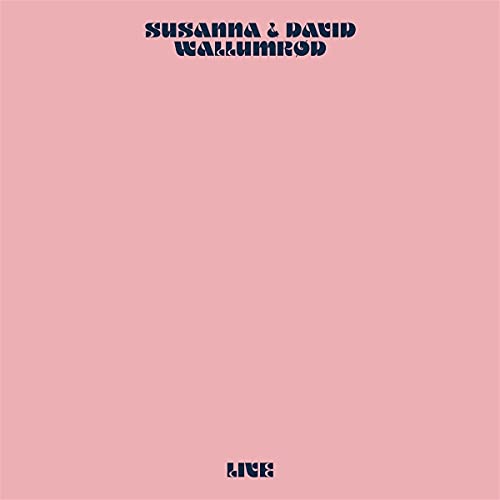 CD cover for Susanna & David Wallumrød's "Live" album, pink background.