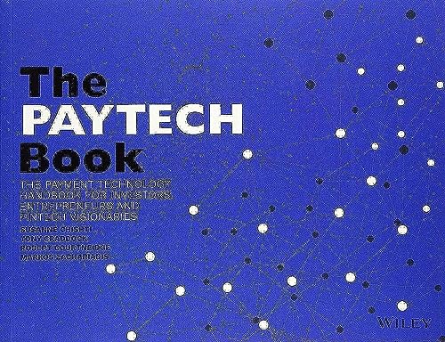 Blue book cover with white text: "The PAYTECH Book" and author names.