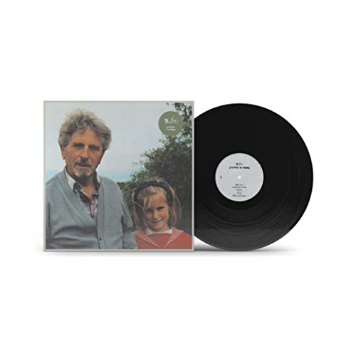Vinyl record and album cover featuring a portrait of a man and girl.