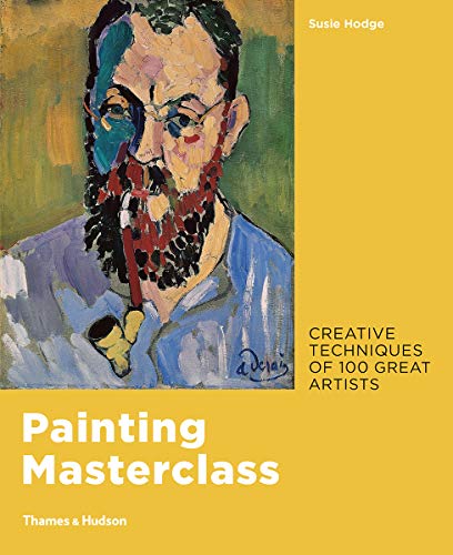Book cover featuring a textured portrait and title "Painting Masterclass".