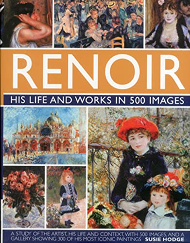 BookLLBook cover featuring a collage of Renoir's paintings and the title "RENOIR" in white.