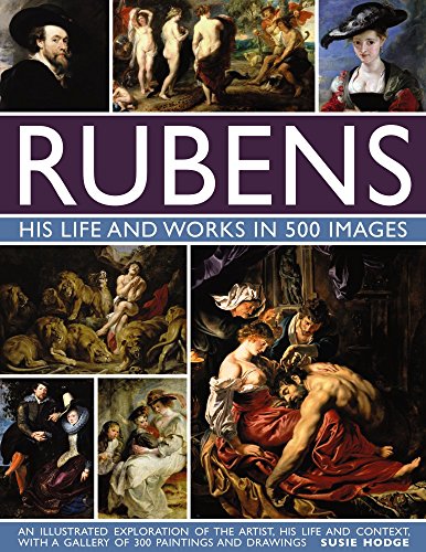 Book cover featuring a collage of Peter Paul Rubens' paintings and the title RUBENS.