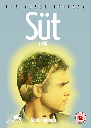 DVD cover for the film Süt, featuring a man's profile and a woman.