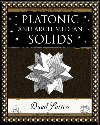 Brown book cover with white text and geometric shapes, author's name Daud Sutton.
