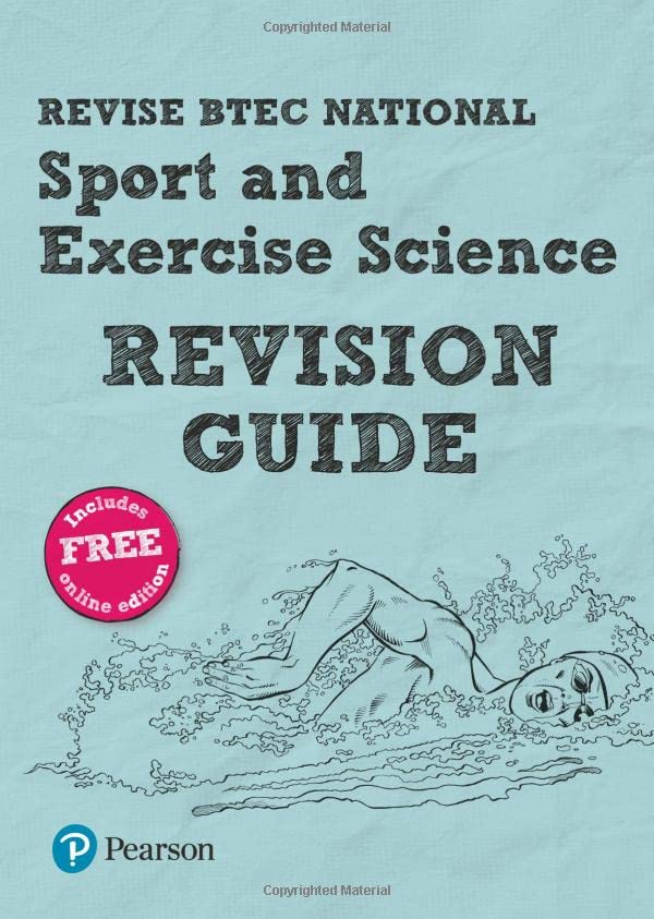 BTEC National Sport and Exercise Science Revision Guide cover with swimmer.