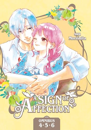 Manga cover: two young people embracing, surrounded by flowers and foliage.
