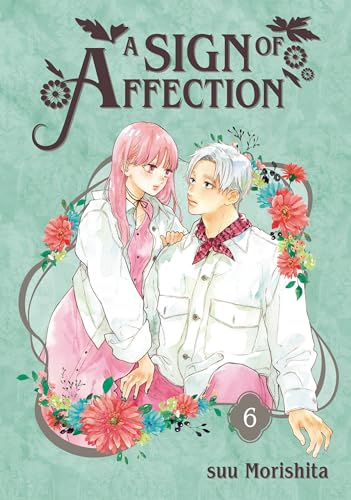 Manga volume 6 cover with a young couple surrounded by flowers.