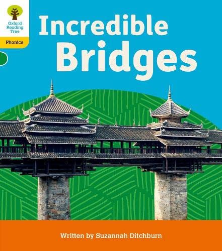 Book cover: “Incredible Bridges” shows a pagoda-style bridge illustration.