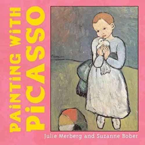 Book cover: young girl with a dove, painted in a Picasso style.