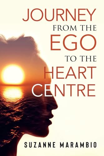 Book cover with a silhouetted face and a sunset background.