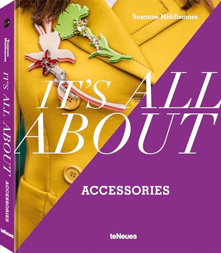 Book cover with colorful brooches on a yellow jacket, titled "It’s All About Accessories".