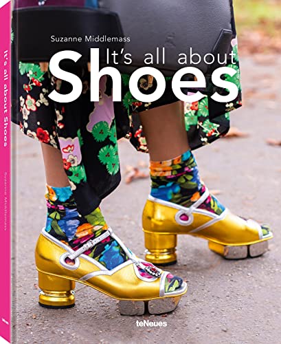 Book cover featuring gold platform shoes and colorful socks.