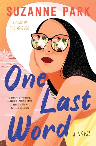 Book cover: illustrated woman in sunglasses, beach scene reflected in lenses.