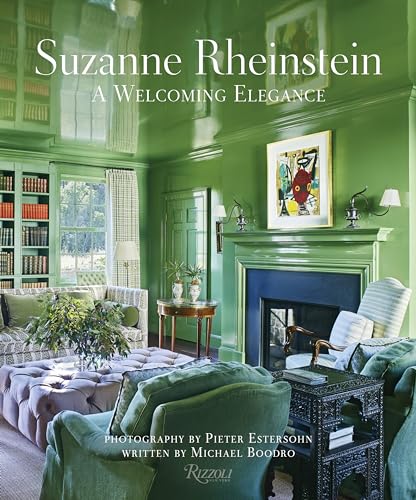 Book cover featuring a green-walled living room interior design.