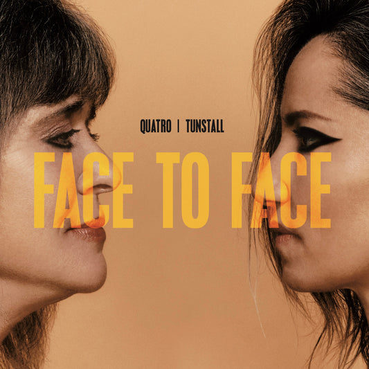 Album cover featuring Suzi Quatro and KT Tunstall facing each other.