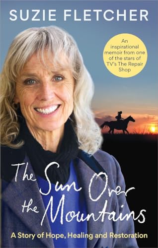 Book cover featuring Suzie Fletcher with a silhouette of a person riding a horse.