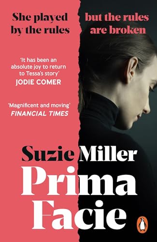 Book cover for "Prima Facie" by Suzie Miller, featuring a woman in profile.
