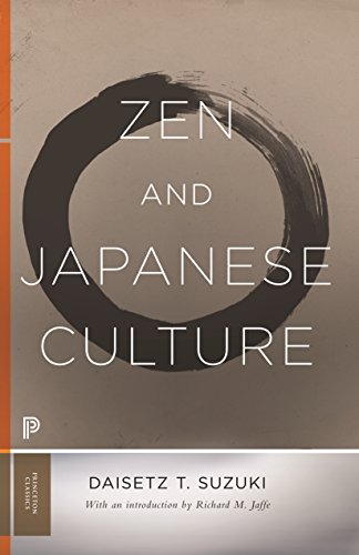 Book cover: "Zen and Japanese Culture" with a circular brushstroke design.