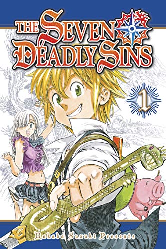 Manga cover featuring a blonde boy, a girl, and a pig with dragon sword.