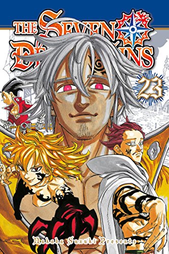 Manga volume 23 cover featuring characters from "The Seven Deadly Sins.