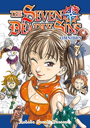 Manga cover featuring Diane, Meliodas, Elizabeth, and King from The Seven Deadly Sins.