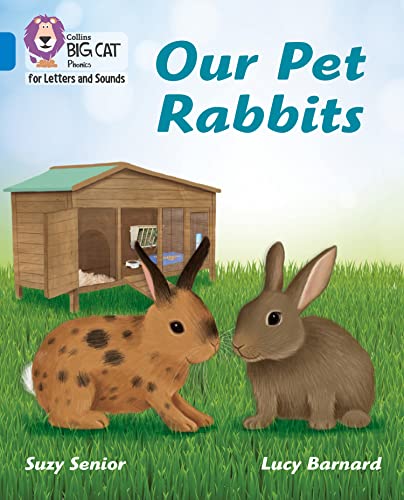 Book cover with illustration of two rabbits and a wooden hutch.