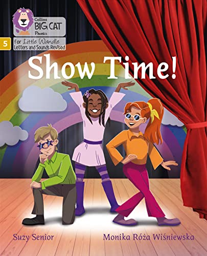 Book cover: “Show Time!” with children performing on a stage.