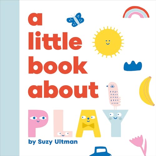 Book cover with colorful illustrations of a sun, rainbow, and playful letters.
