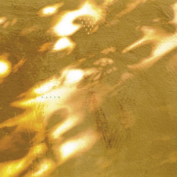Golden vinyl record cover with text reading "SVANEBORG KARDYB - HAVEN".